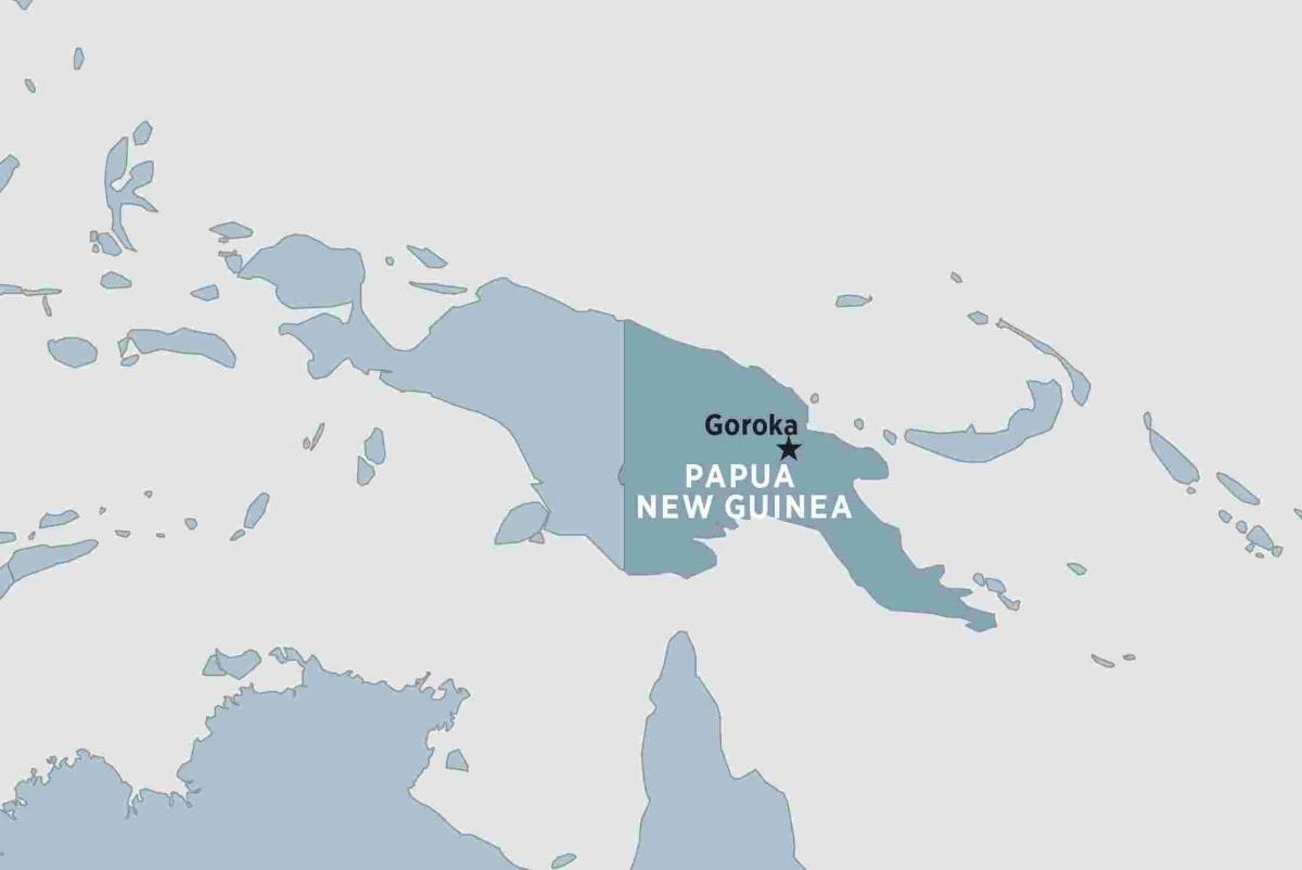 نقشه گوروکا پاپوآ گینه نو
